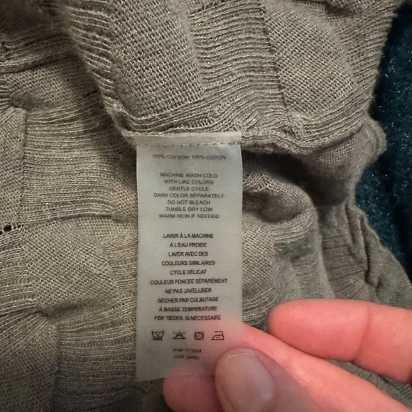 Margaret O'Leary Origami Duster in Cement Size M - Picture 6 of 6